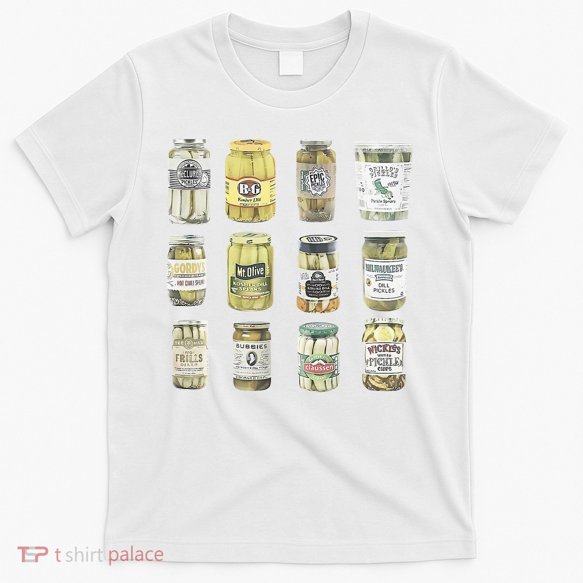 Vintage Canned Pickles Homemade Dill Pickles T-Shirt