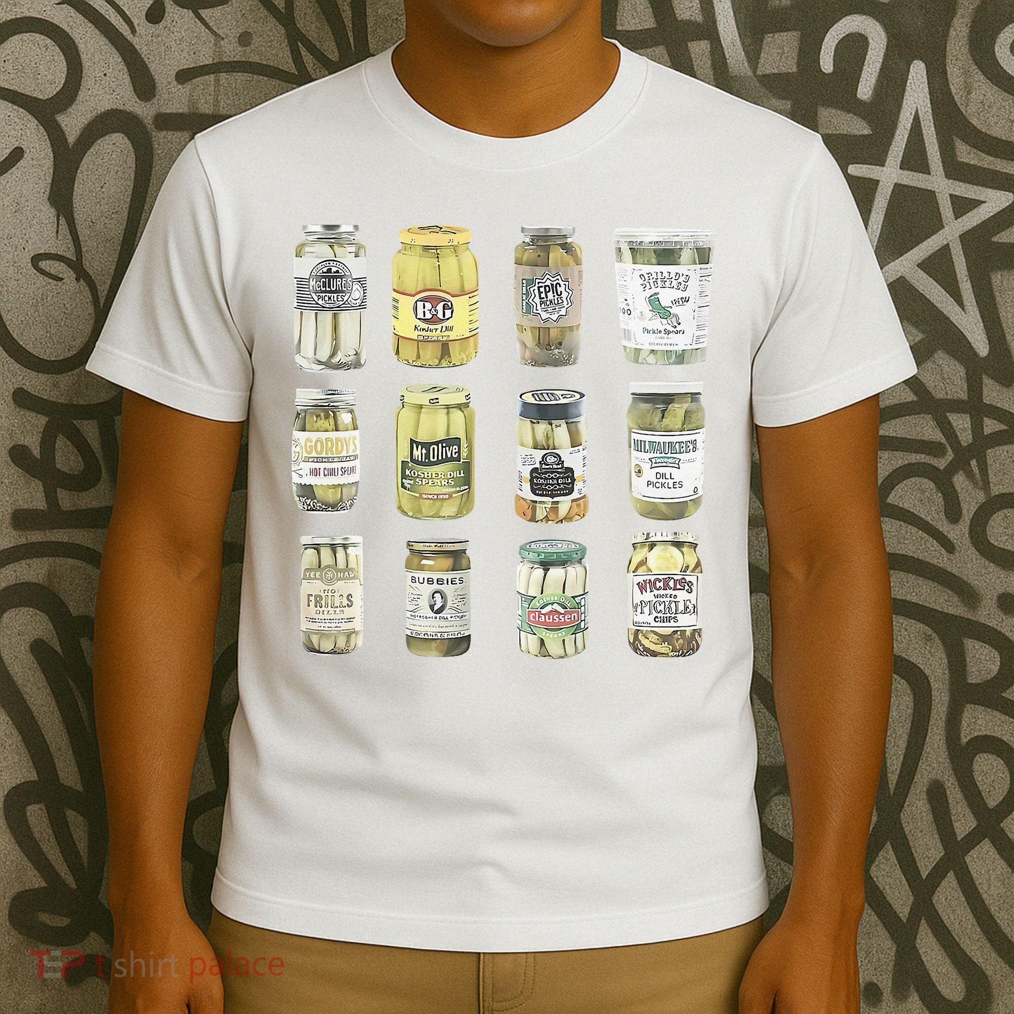 Vintage Canned Pickles Homemade Dill Pickles T-Shirt