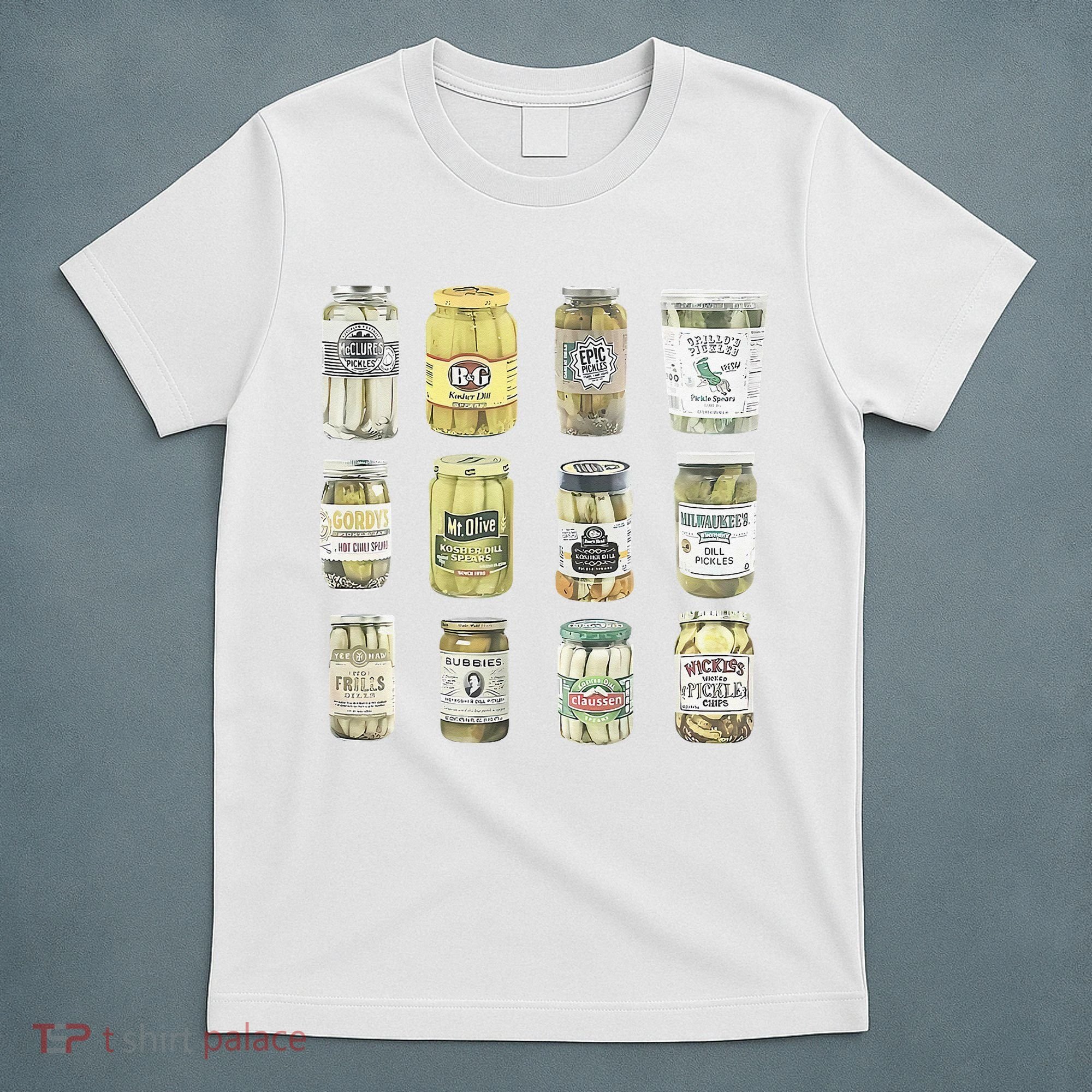 Vintage Canned Pickles Homemade Dill Pickles T-Shirt