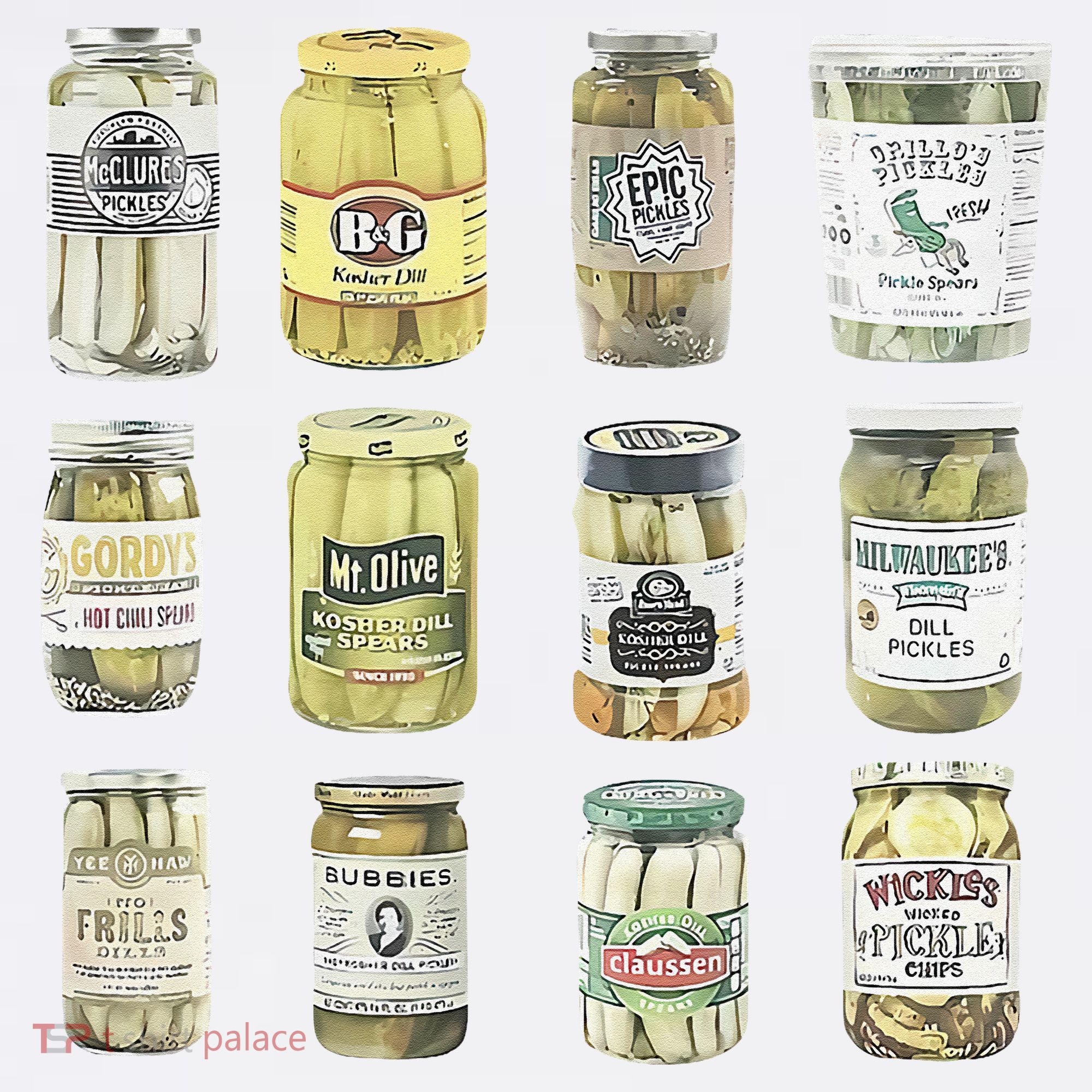 Vintage Canned Pickles Homemade Dill Pickles T-Shirt