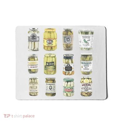 Vintage Canned Pickles Homemade Dill Pickles Mousepad