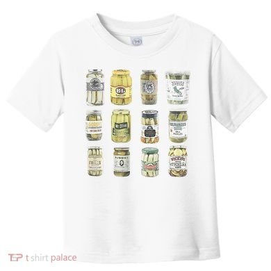 Vintage Canned Pickles Homemade Dill Pickles Toddler T-Shirt