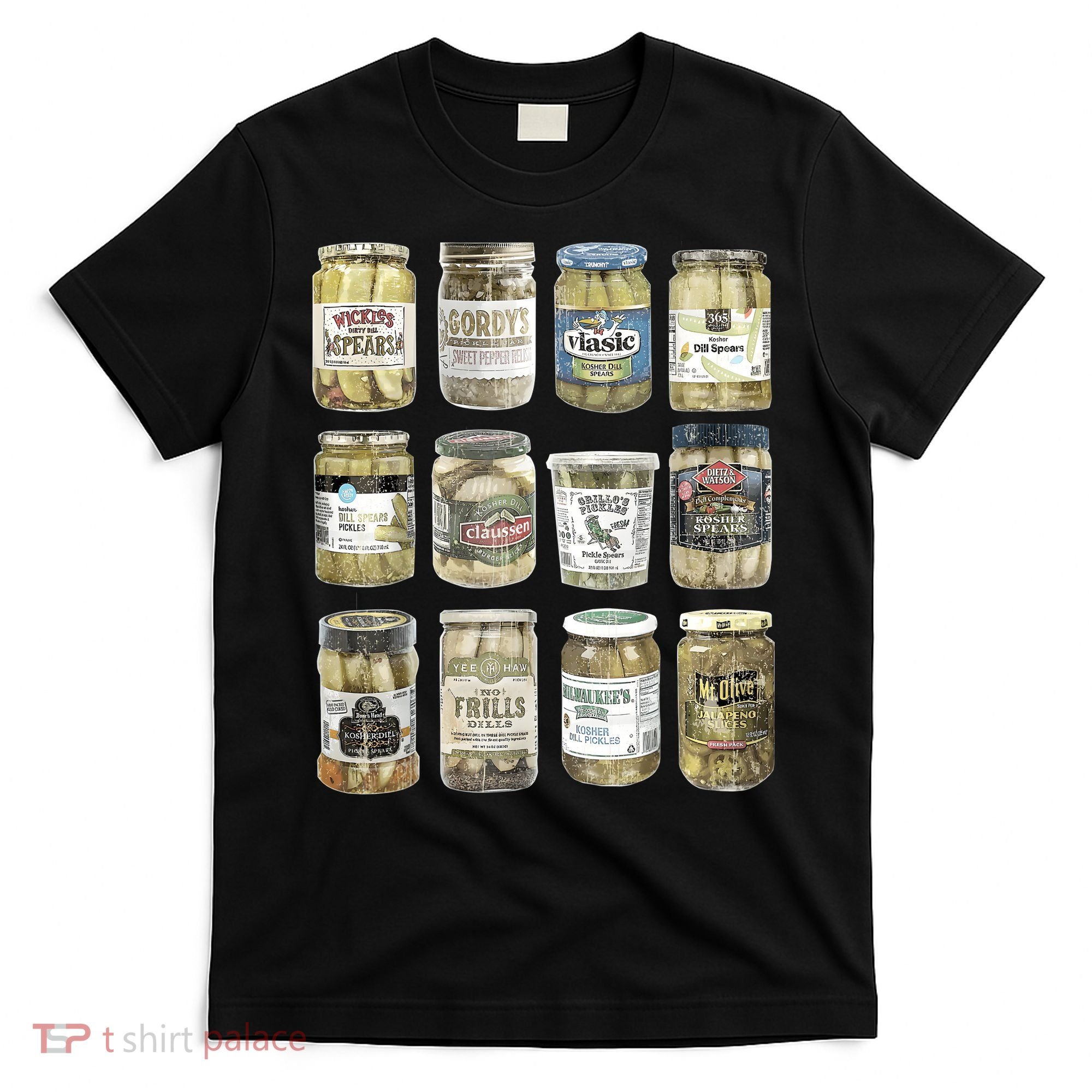 Vintage Canned Pickles Retro Pickles Lovers Canning Pickle T-Shirt