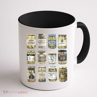 Vintage Canned Pickles Retro Pickles Lovers Canning Pickle Coffee Mug back
