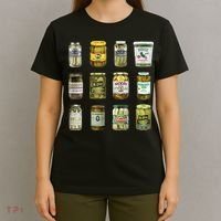 Vintage Canned Pickles Lover Funny Trendy T-Shirt thumb 4