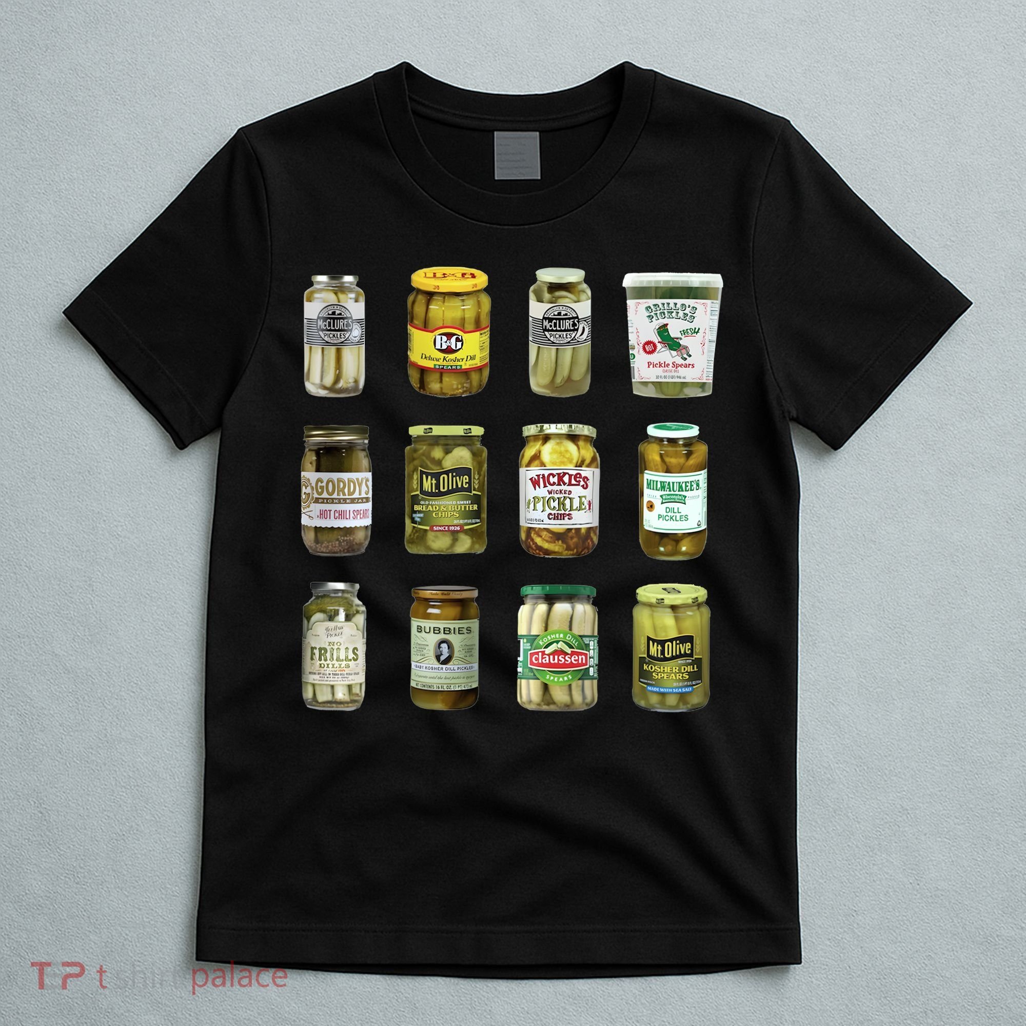 Vintage Canned Pickles Lover Funny Trendy T-Shirt