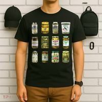 Vintage Canned Pickles Lover Funny Trendy T-Shirt thumb 6
