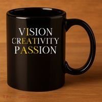 Vision Creativity Passion 11oz C Handle Ceramic Mug thumb 3