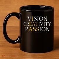 Vision Creativity Passion 11oz C Handle Ceramic Mug thumb 4