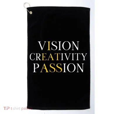 Vision Creativity Passion Golf Towel