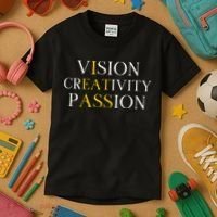 Vision Creativity Passion Kids T-Shirt thumb 3