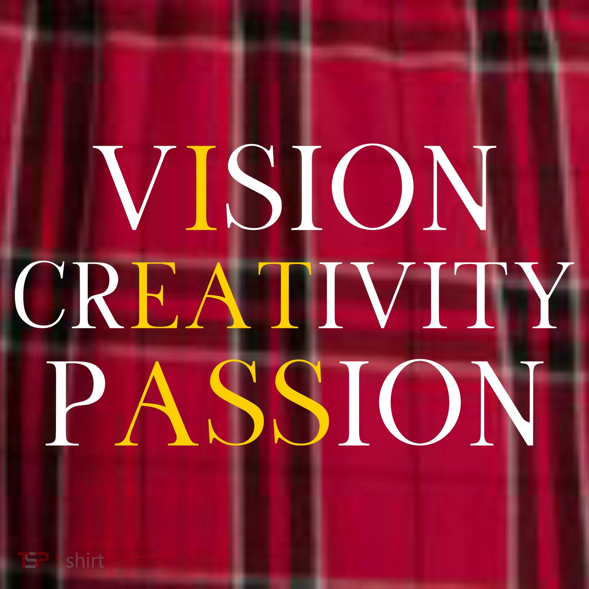 Vision Creativity Passion Women's Flannel Plaid Pajama Pants