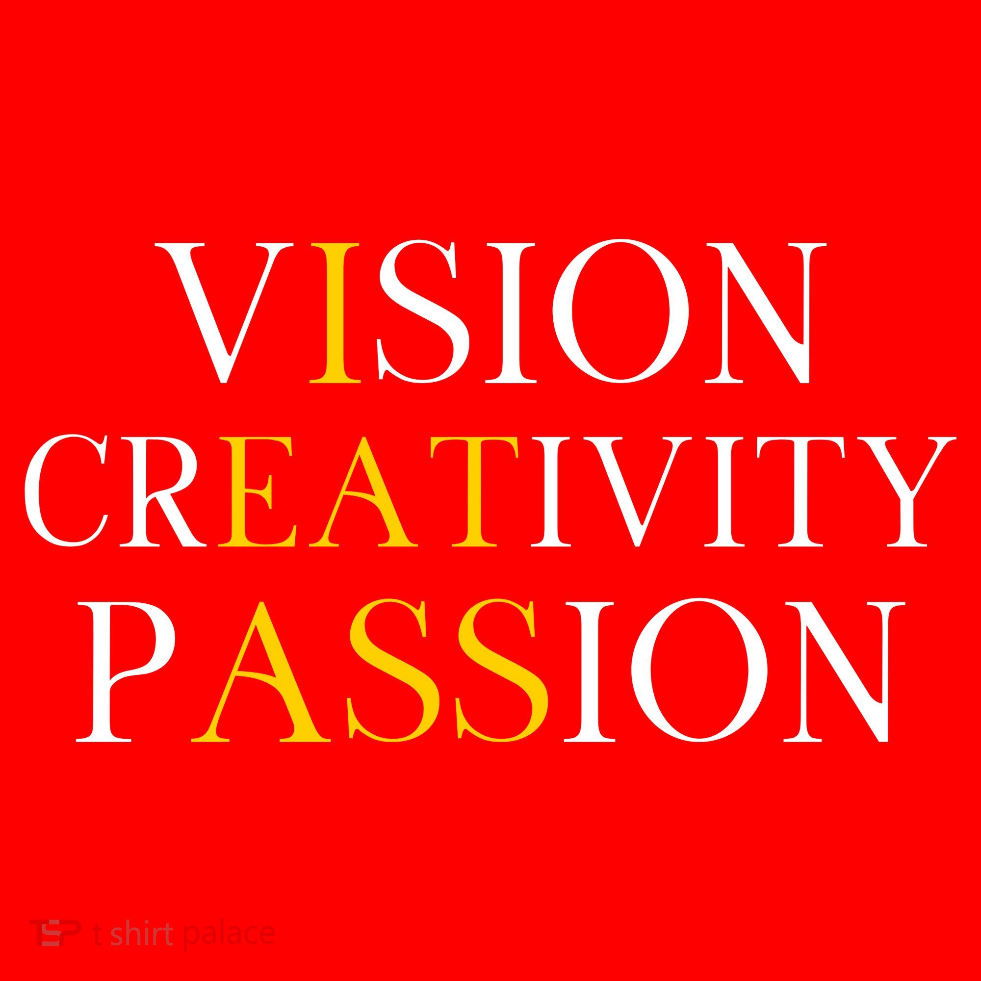 Vision Creativity Passion Santa Hat