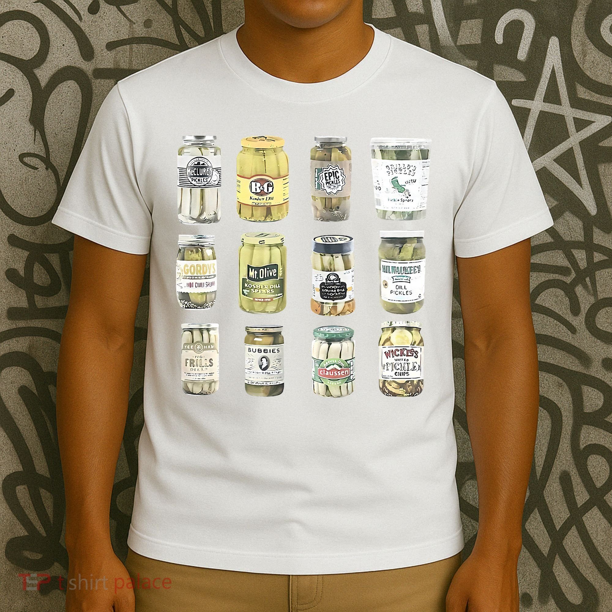 Vintage Canned Pickles Homemade Dill Pickles Gifts For Mom T-Shirt
