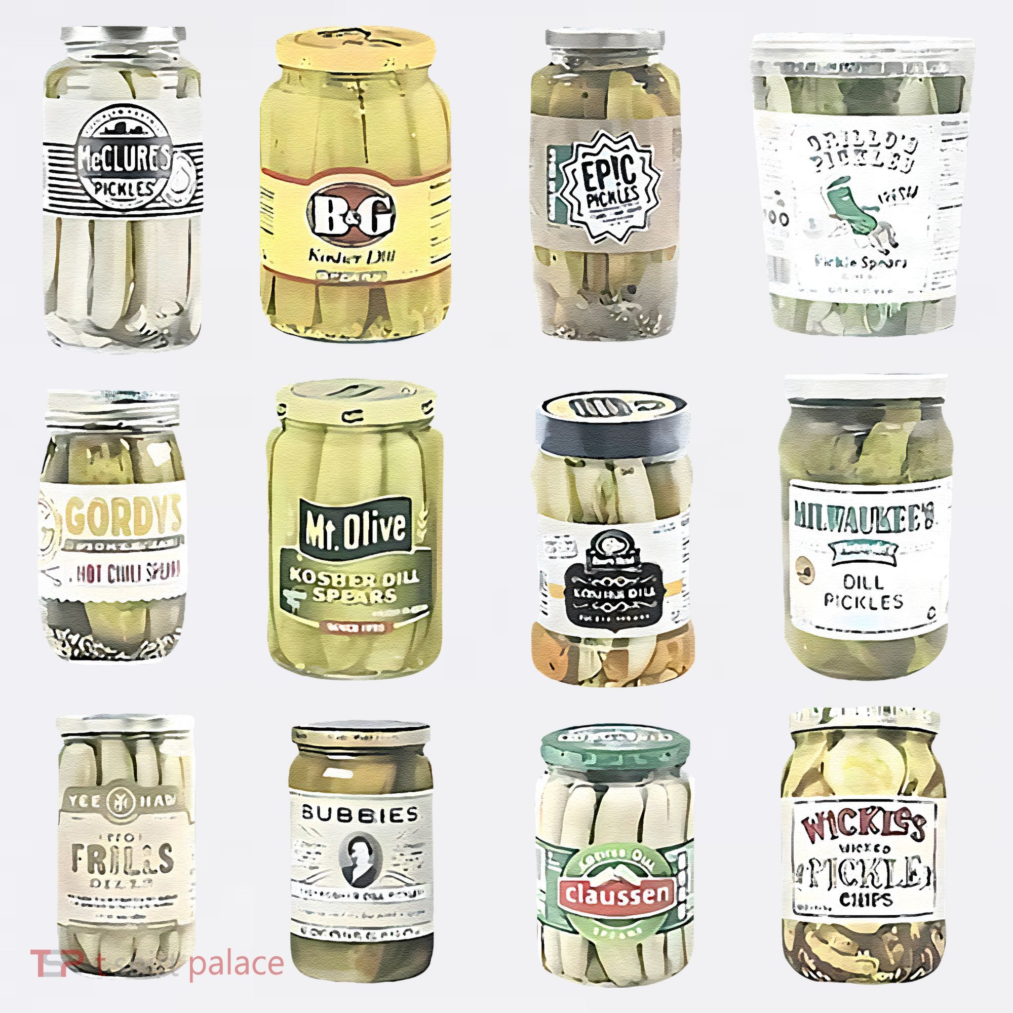 Vintage Canned Pickles Homemade Dill Pickles Gifts For Mom T-Shirt