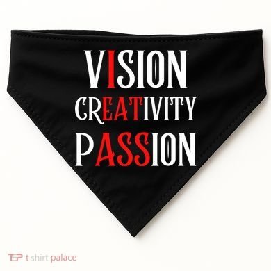 Vision Creativity Passion USA-Made Doggie Bandana