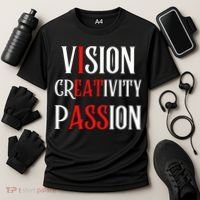 Vision Creativity Passion Cooling Performance Crew T-Shirt thumb 3