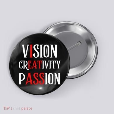 Vision Creativity Passion Button