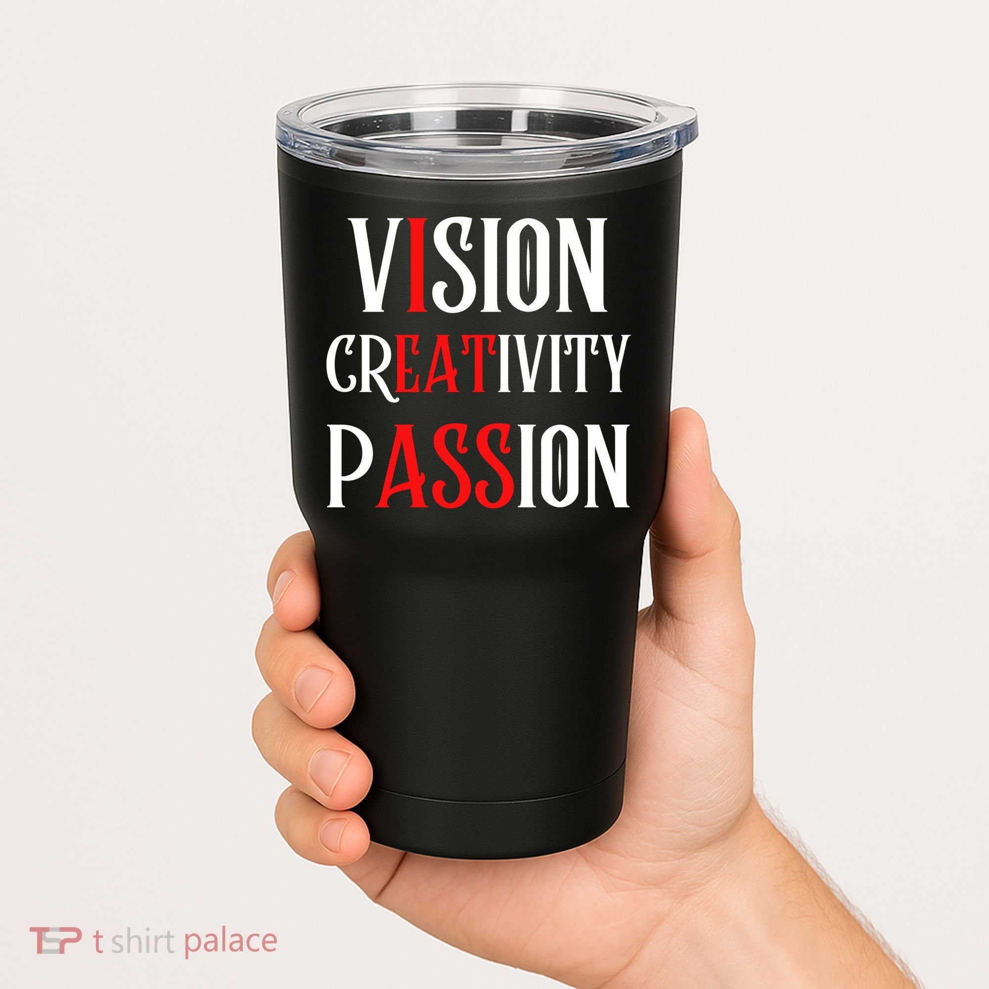 Vision Creativity Passion Tumbler