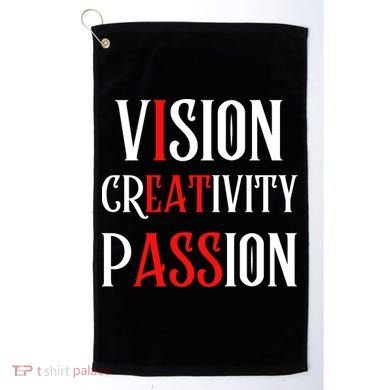 Vision Creativity Passion Golf Towel