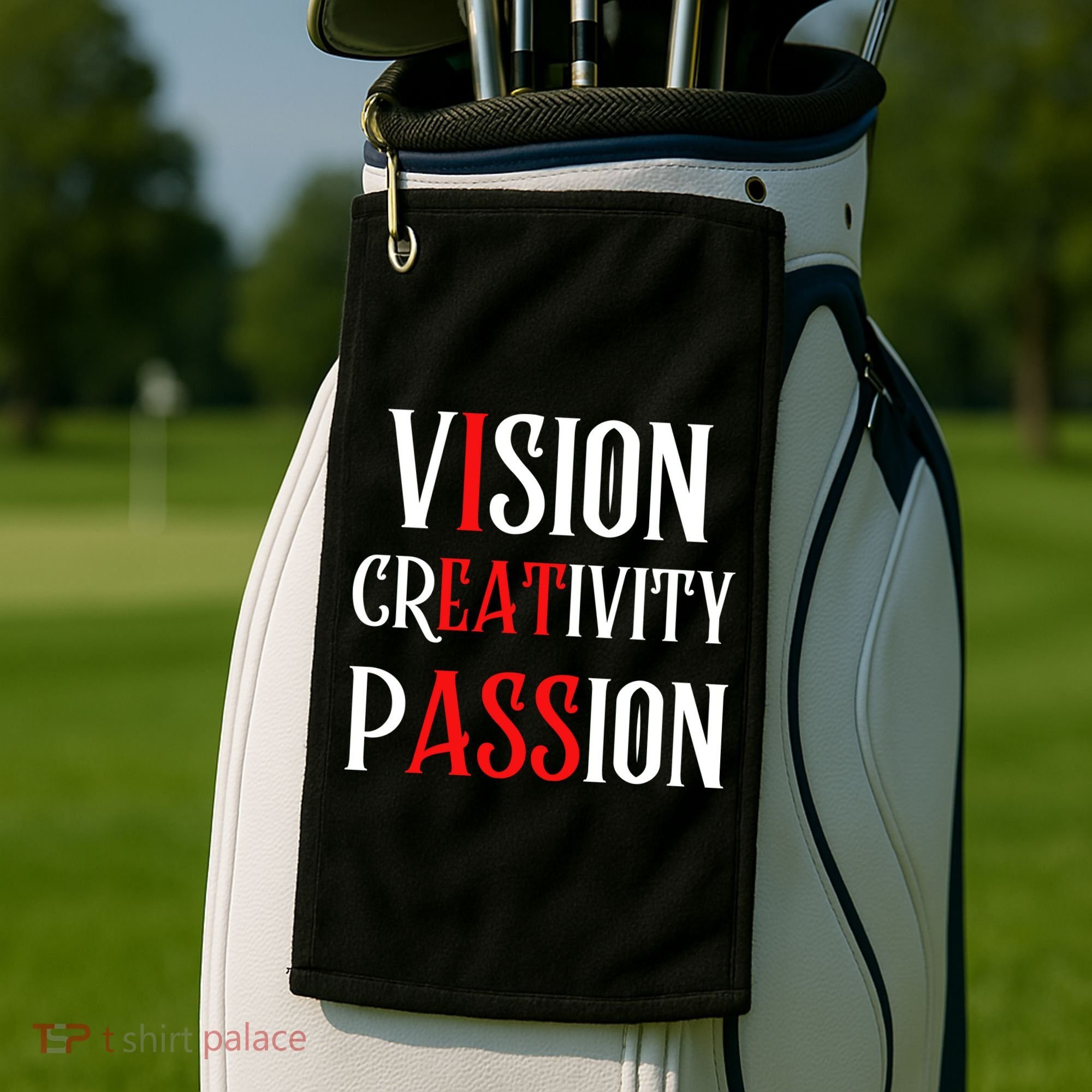 Vision Creativity Passion Golf Towel