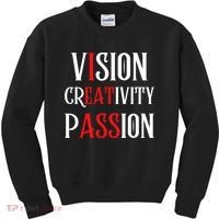 Vision Creativity Passion Kids Sweatshirt thumb 0