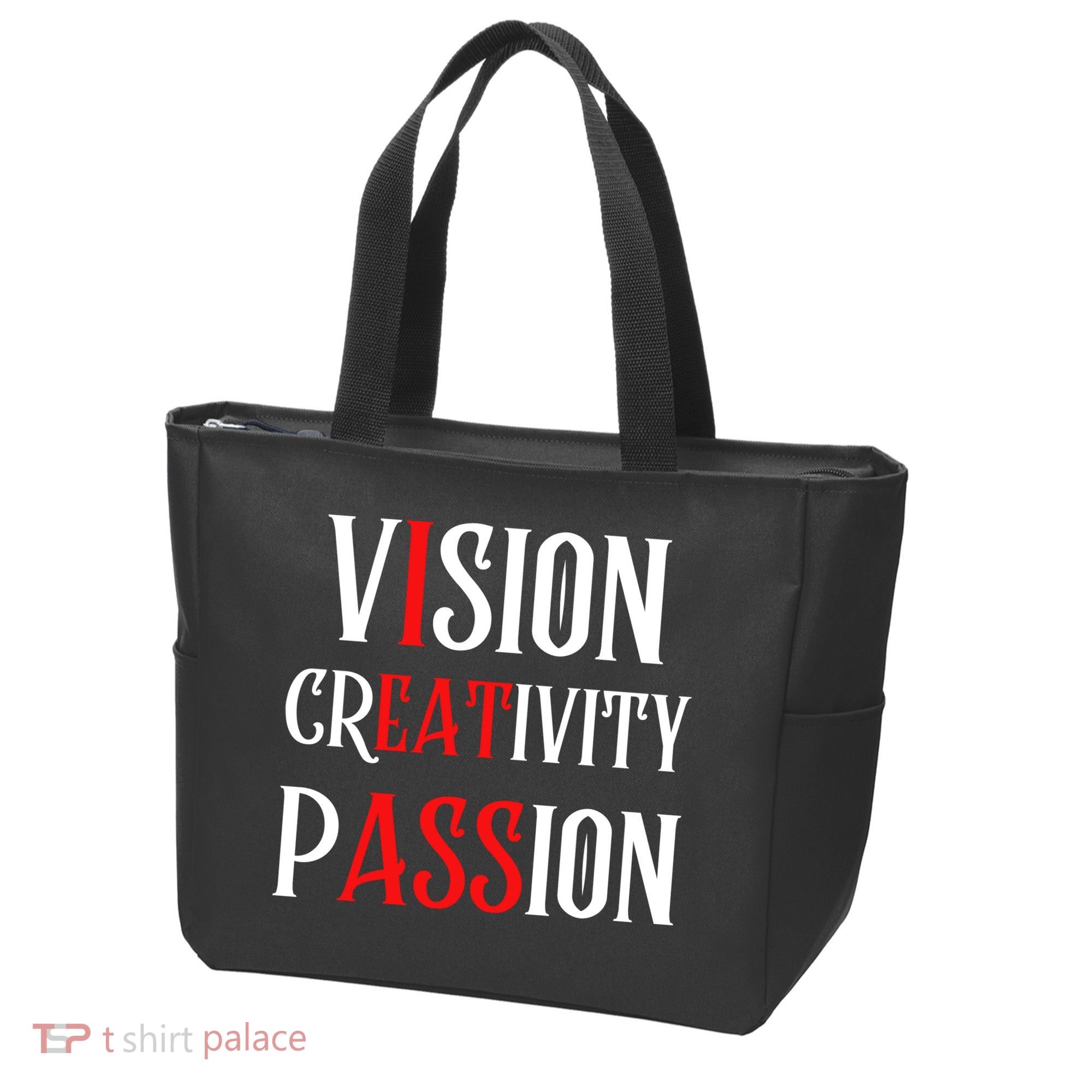 Vision Creativity Passion Tote Bag