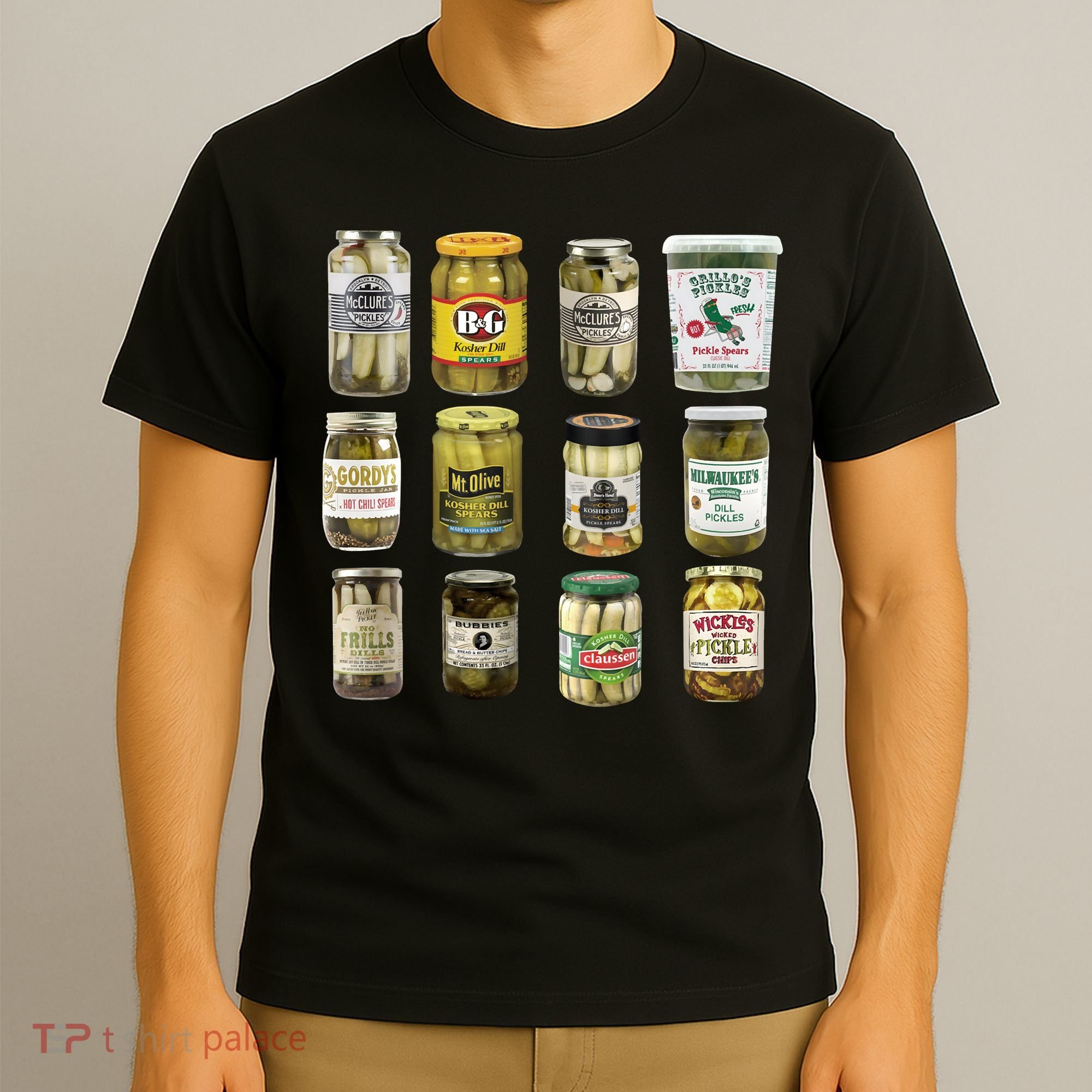 Vintage Canned Pickles Pickle Lovers Pickle T-Shirt