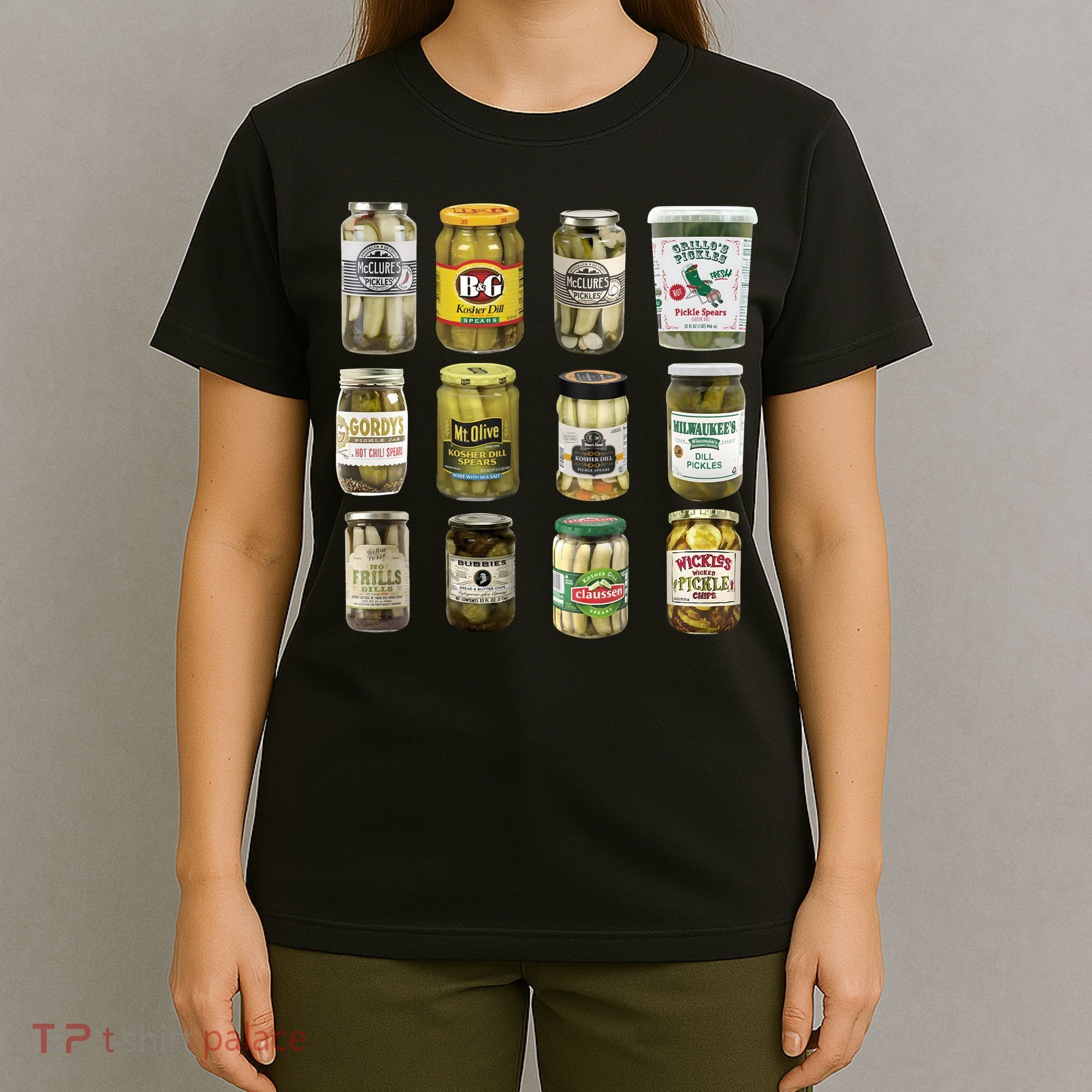 Vintage Canned Pickles Pickle Lovers Pickle T-Shirt