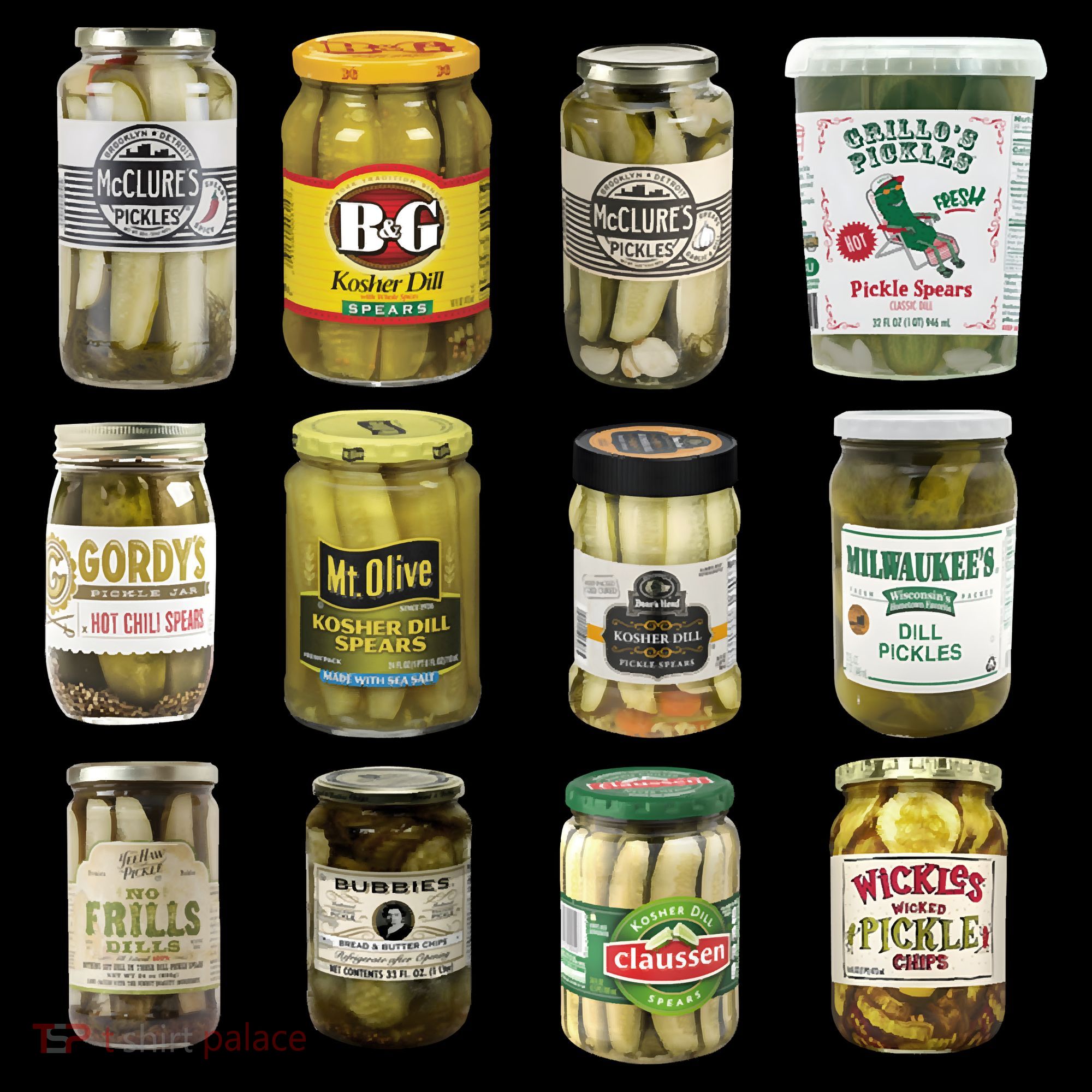 Vintage Canned Pickles Pickle Lovers Pickle T-Shirt