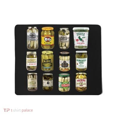 Vintage Canned Pickles Pickle Lovers Pickle Mousepad