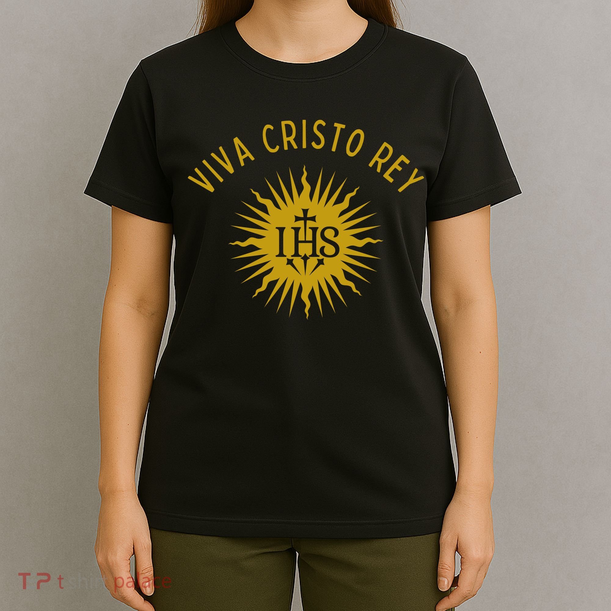 Viva Cristo Rey Roman Catholic T-Shirt