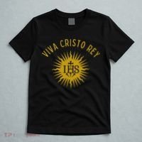Viva Cristo Rey Roman Catholic T-Shirt thumb 5
