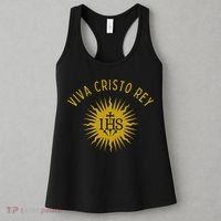 Viva Cristo Rey Roman Catholic Women's Tank Top thumb 3