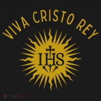 Viva Cristo Rey Roman Catholic Kids Hoodie thumb 5
