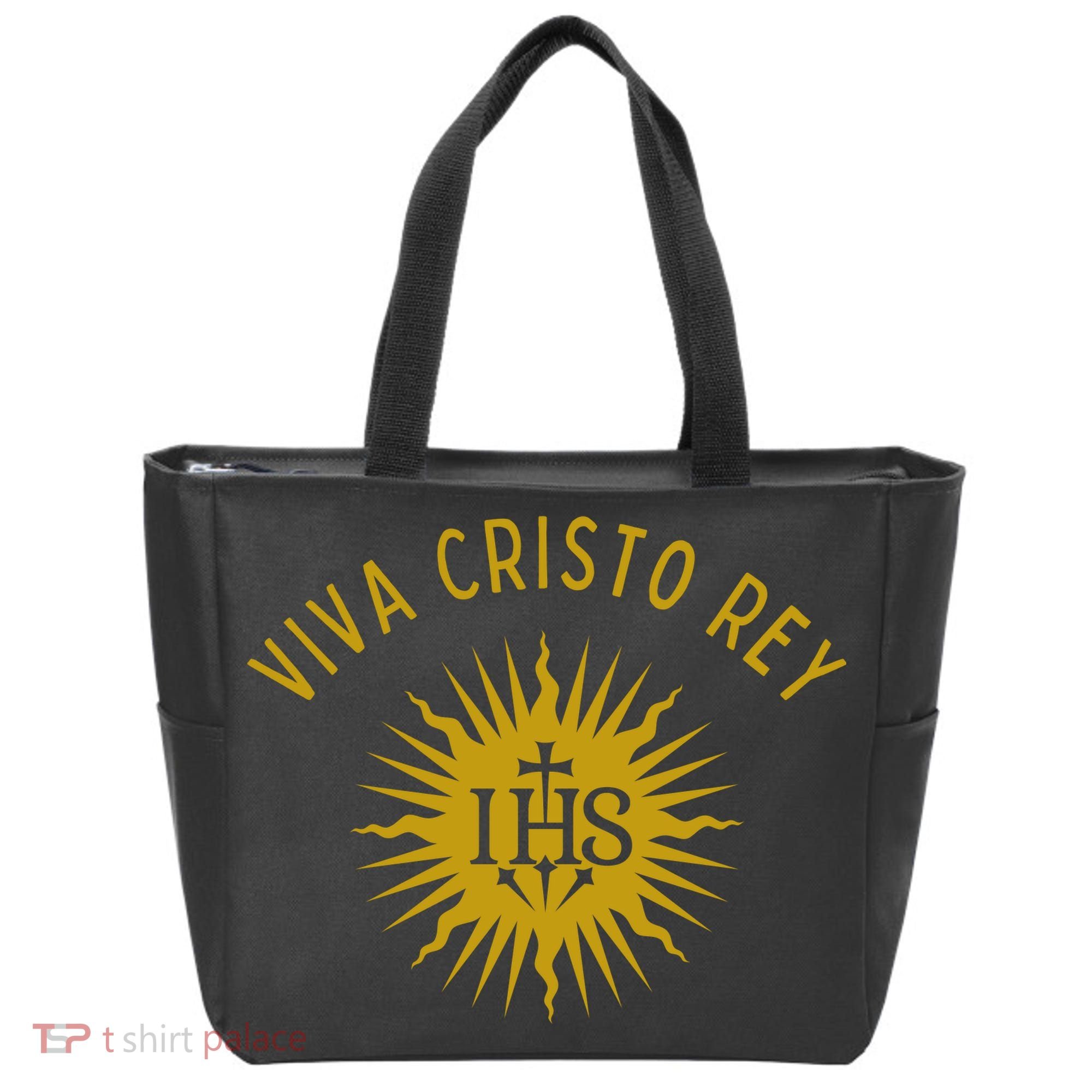 Viva Cristo Rey Roman Catholic Tote Bag