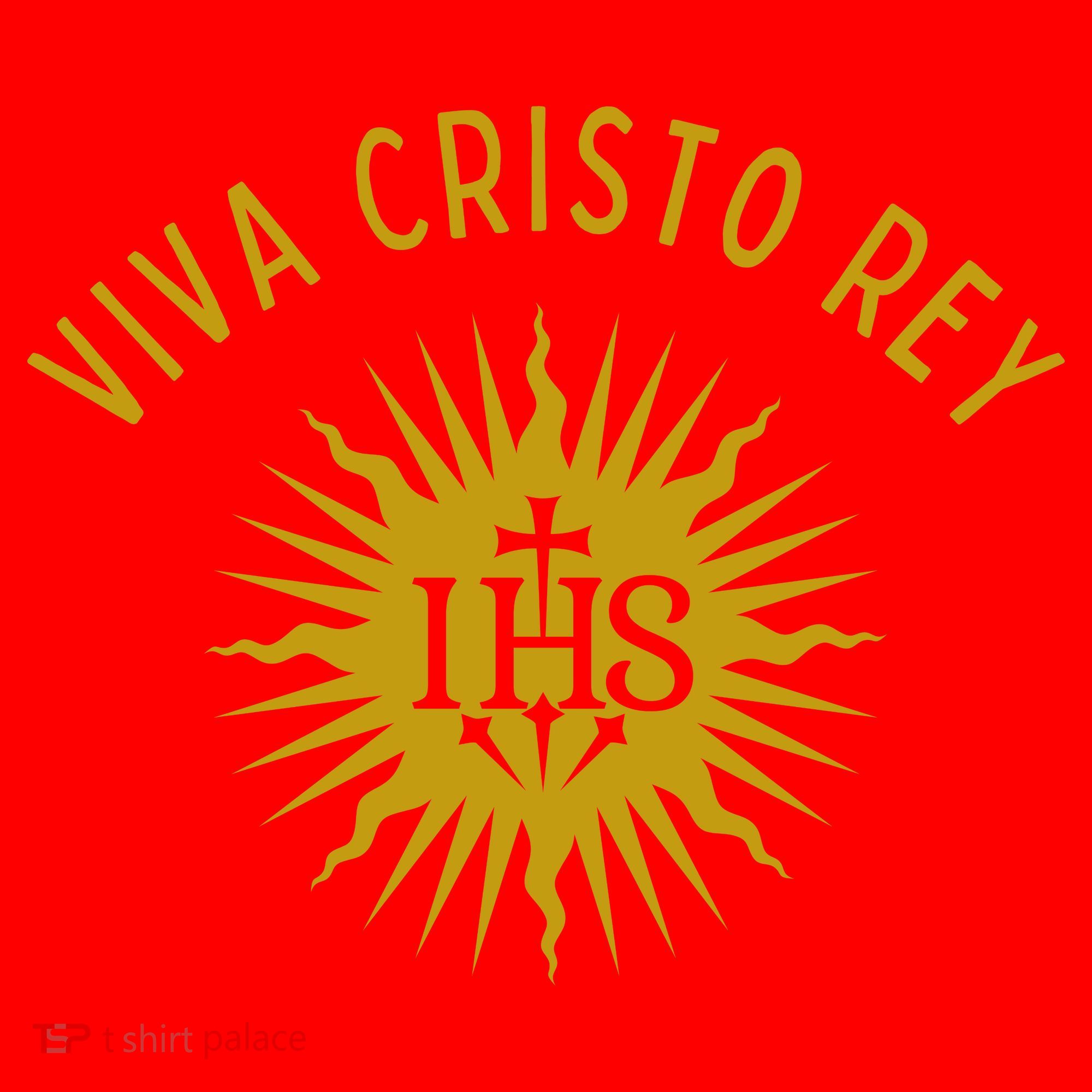 Viva Cristo Rey Roman Catholic Santa Hat