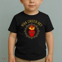 Viva Cristo Rey Roman Catholic Toddler T-Shirt thumb 2