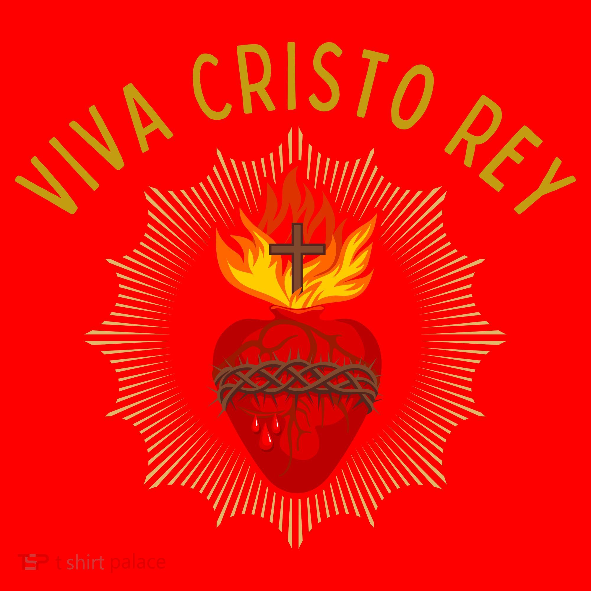 Viva Cristo Rey Roman Catholic Santa Hat