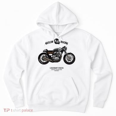 Vintage Cafe Racer Poster Hoodie