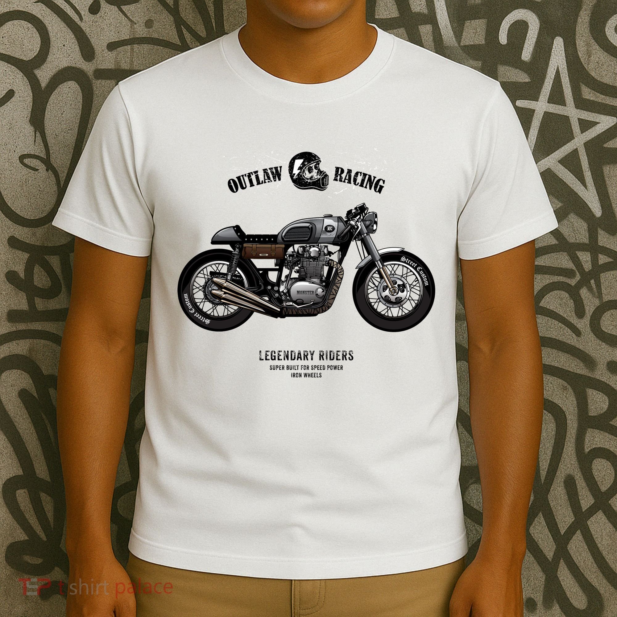 Vintage Cafe Racer Poster T-Shirt