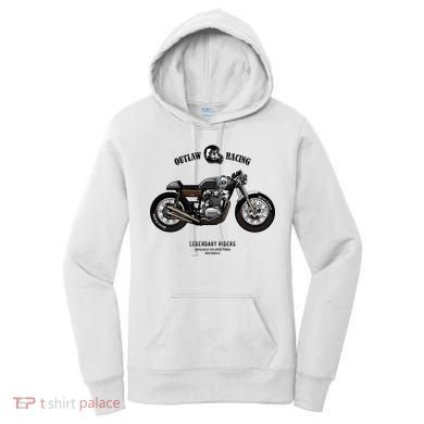 Vintage Cafe Racer Poster Women's Hoodie