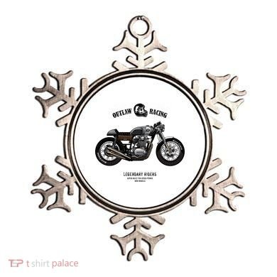 Vintage Cafe Racer Poster Ornament