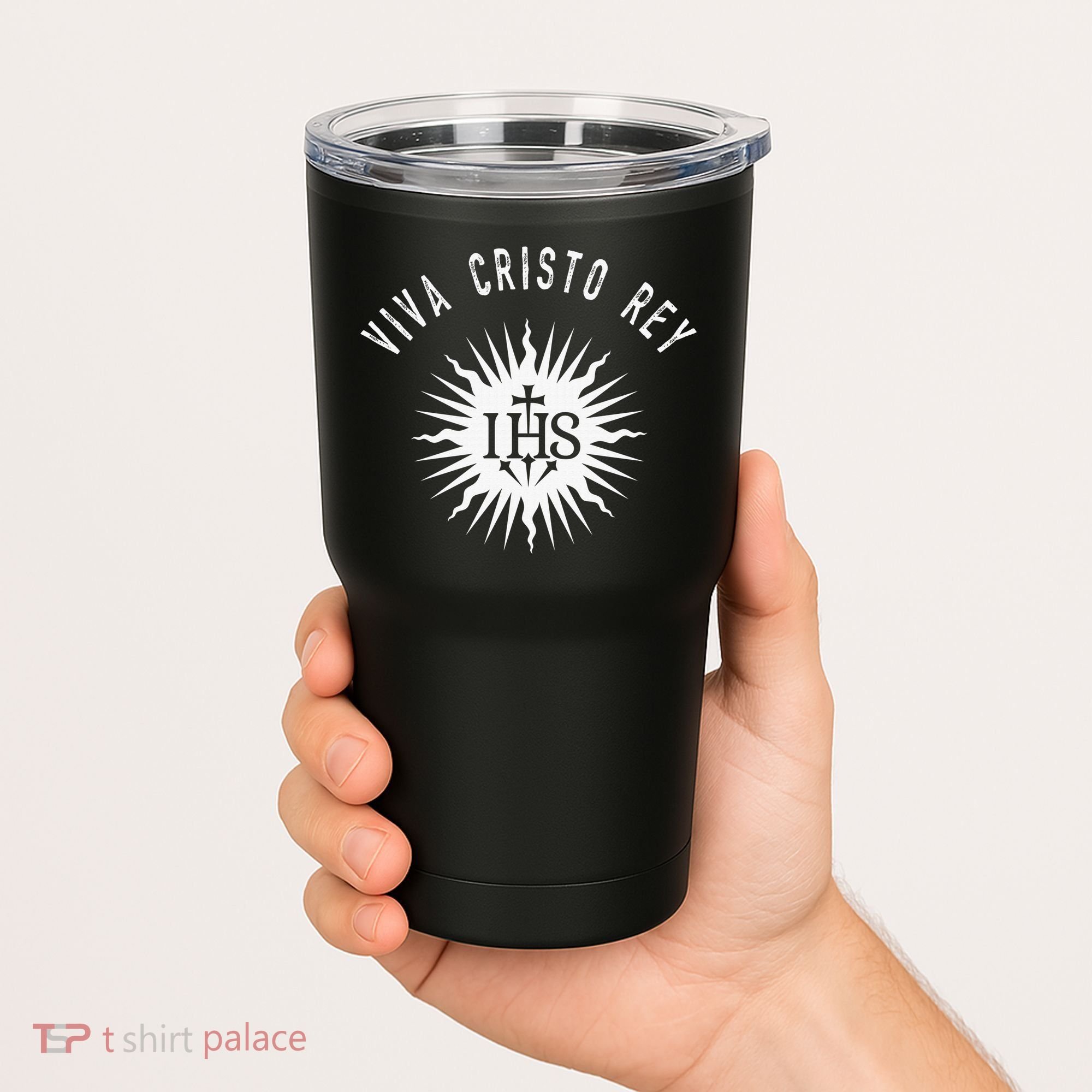 Viva Cristo Rey Catholic Christian Bible Verse Religious Tumbler