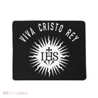 Viva Cristo Rey Catholic Christian Bible Verse Religious Mousepad thumb 0