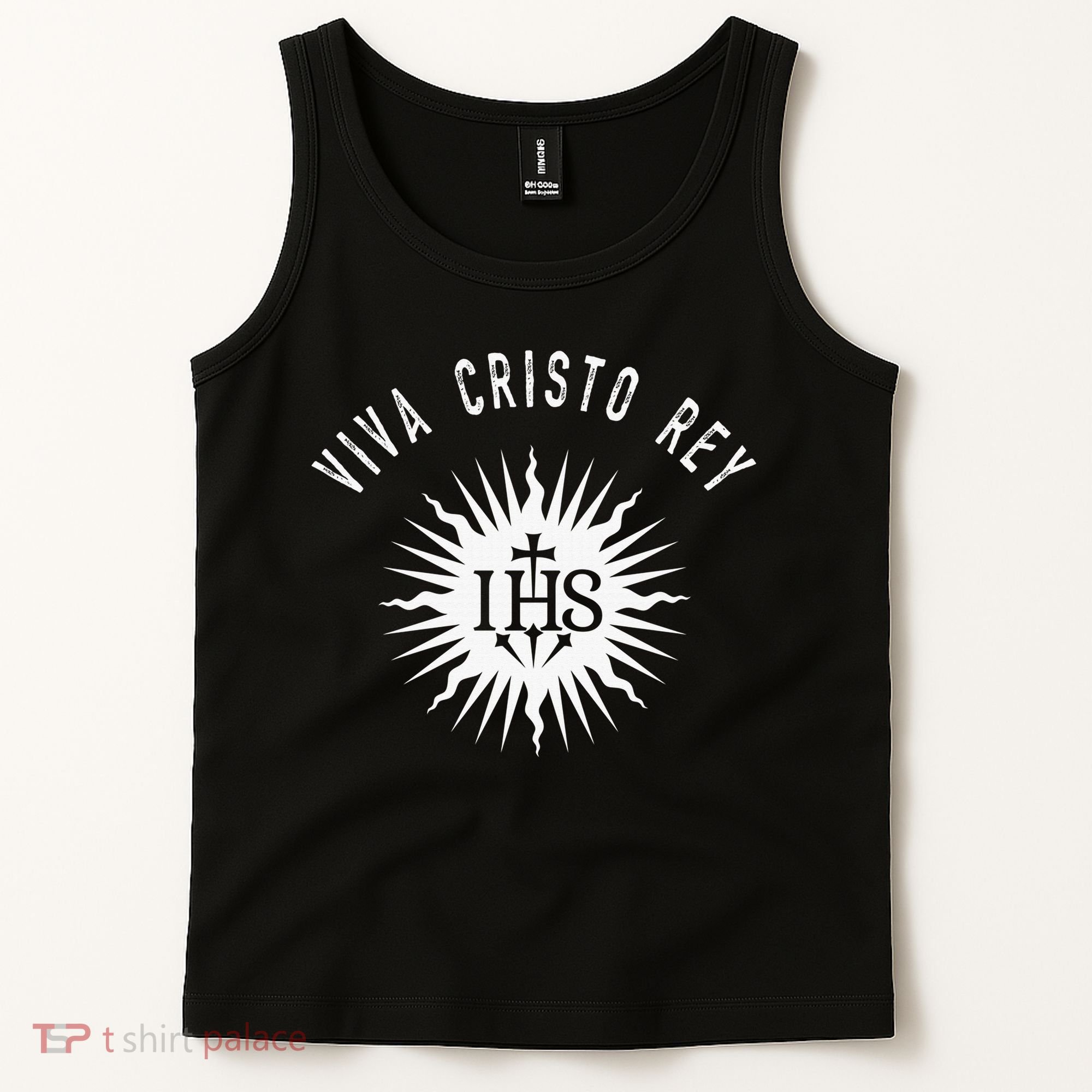 Viva Cristo Rey Catholic Christian Bible Verse Religious Tank Top
