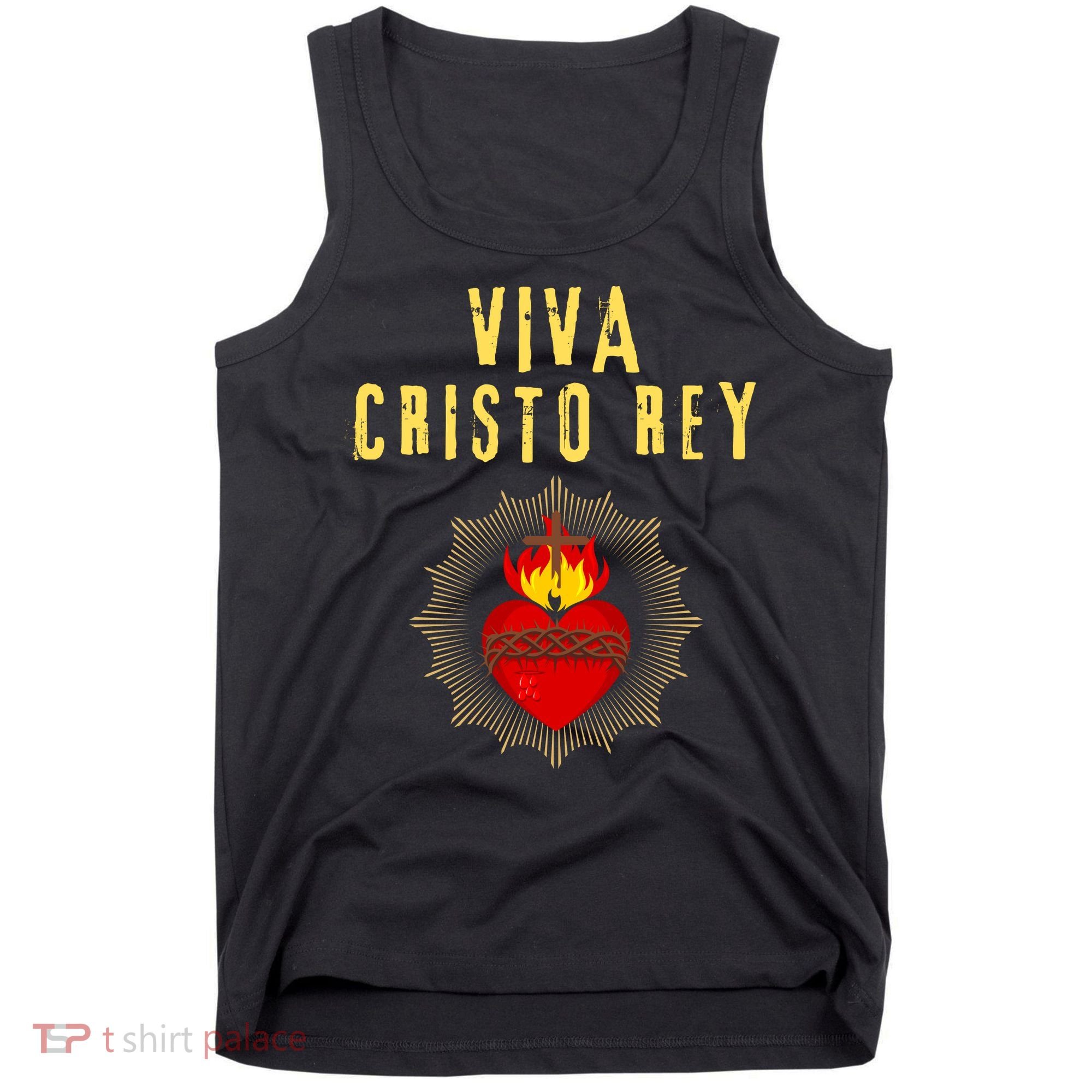 Viva Cristo Rey Roman Catholic Gift Tank Top