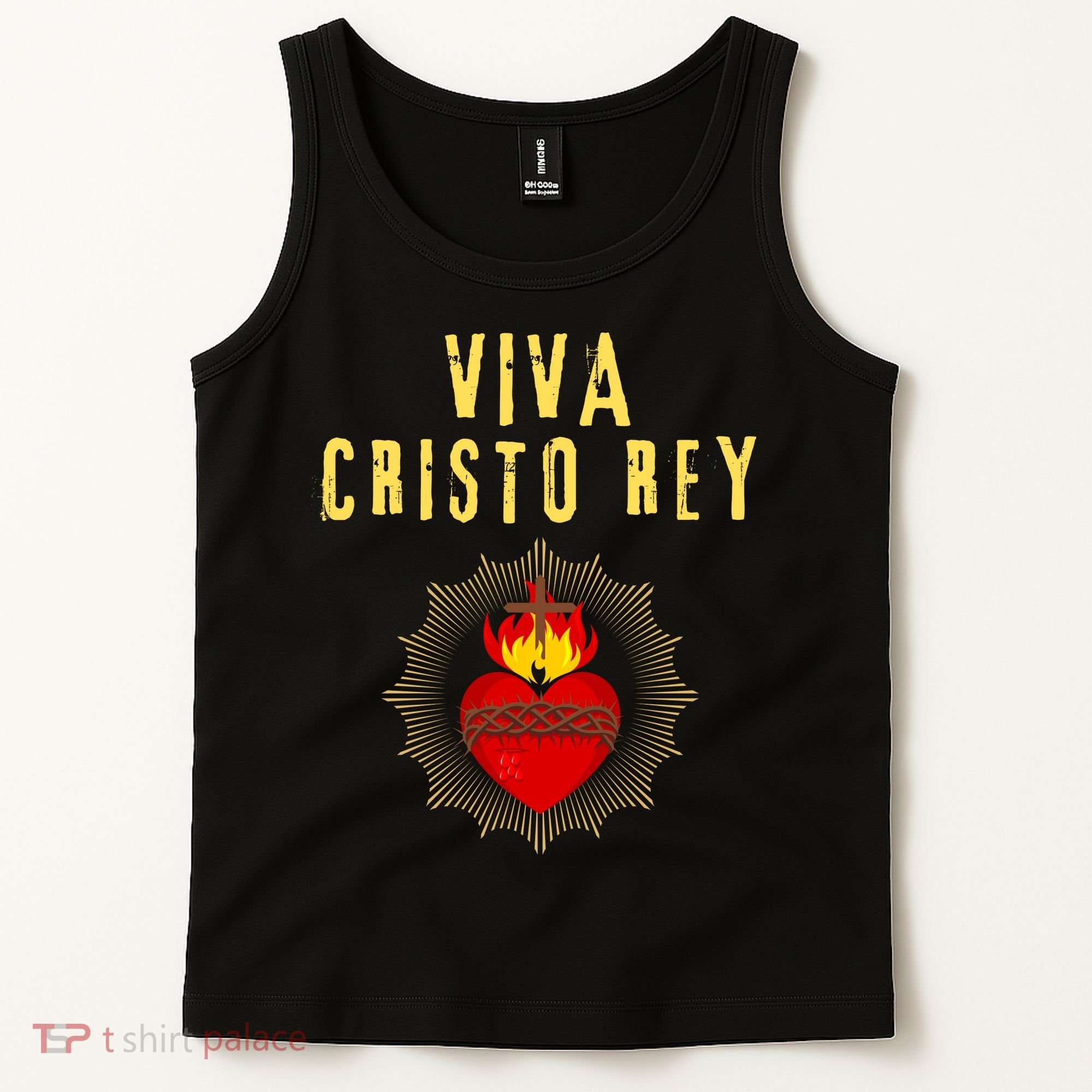Viva Cristo Rey Roman Catholic Gift Tank Top