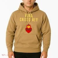 Viva Cristo Rey Roman Catholic Gift Hoodie thumb 2