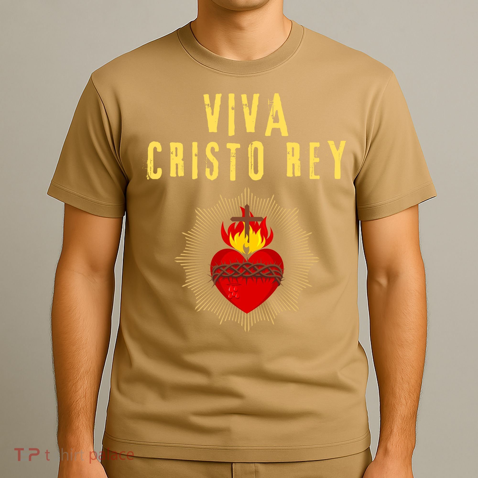 Viva Cristo Rey Roman Catholic Gift T-Shirt